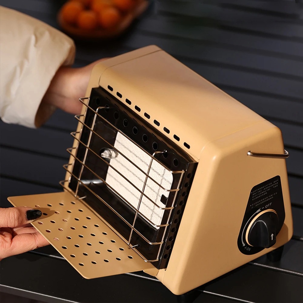 Home Cooking Heater - Kompor Gas Portabel 1.5KW, Pemanas BBQ