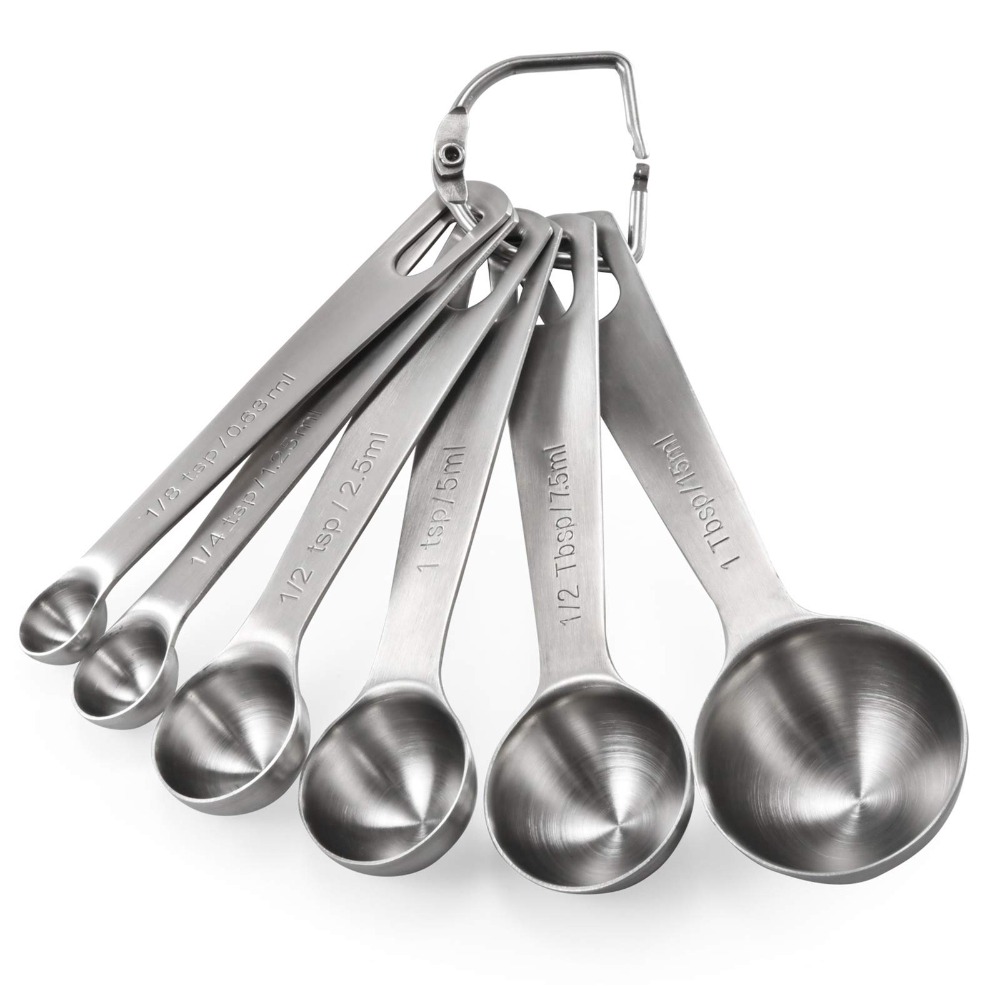 6pcs/set Sendok Takar Stainles - Home Cooking Cookbook ulasan dan harga