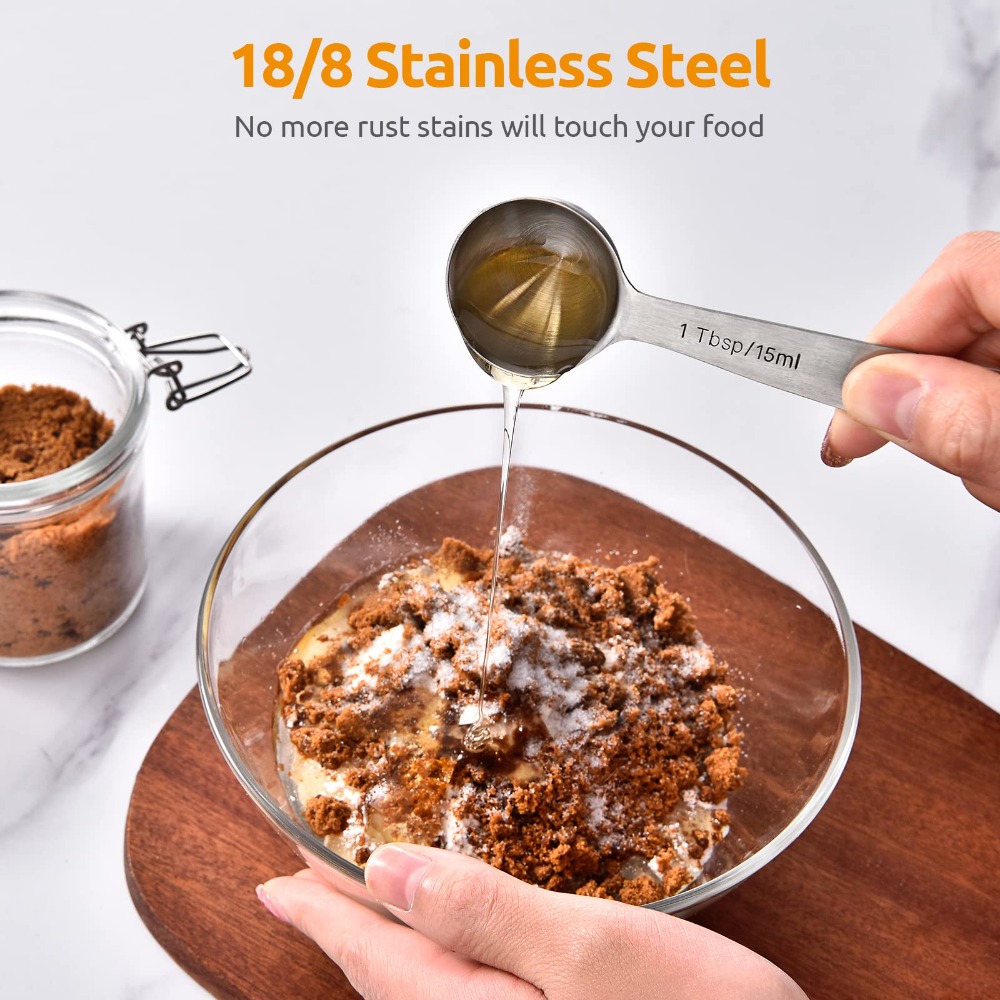 6pcs/set Sendok Takar Stainles - Home Cooking Cookbook ulasan dan harga