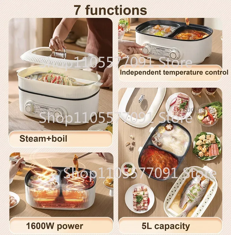 Panci Masak Listrik 6L untuk R - Home Cooking Heater ulasan dan harga