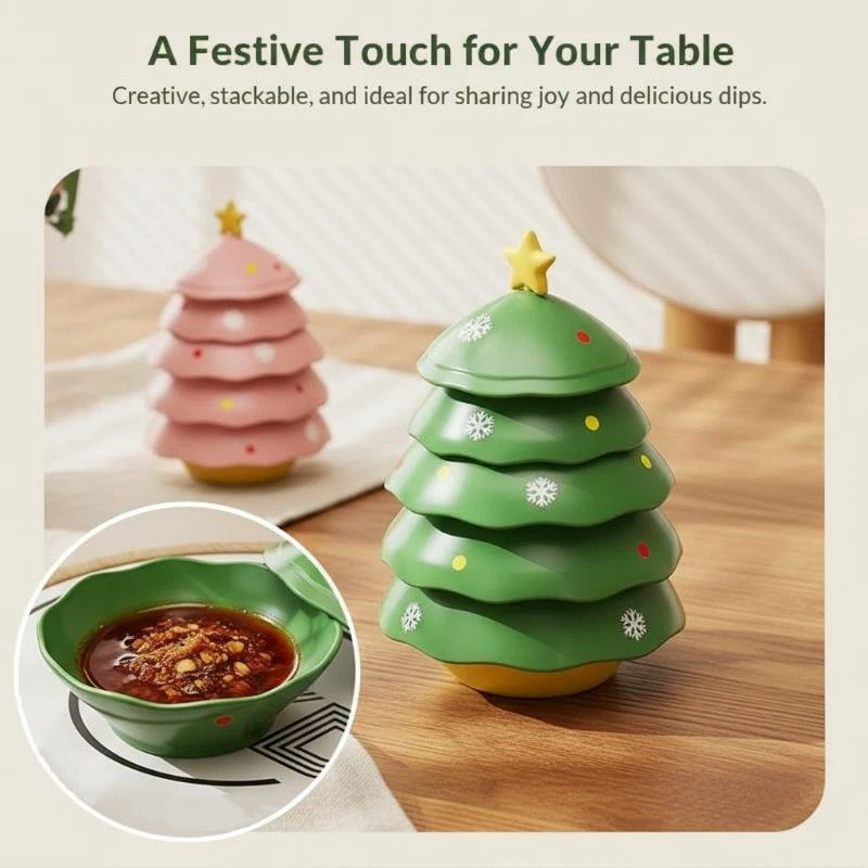 Piring Saus untuk Pohon Natal, - Home Cooking Recipes ulasan dan harga