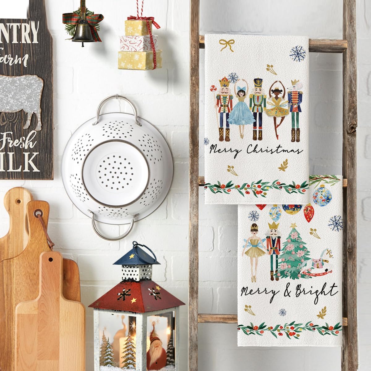 2 Buah, Handuk Dapur Natal Mot - Home Cooking Cookbook ulasan dan harga